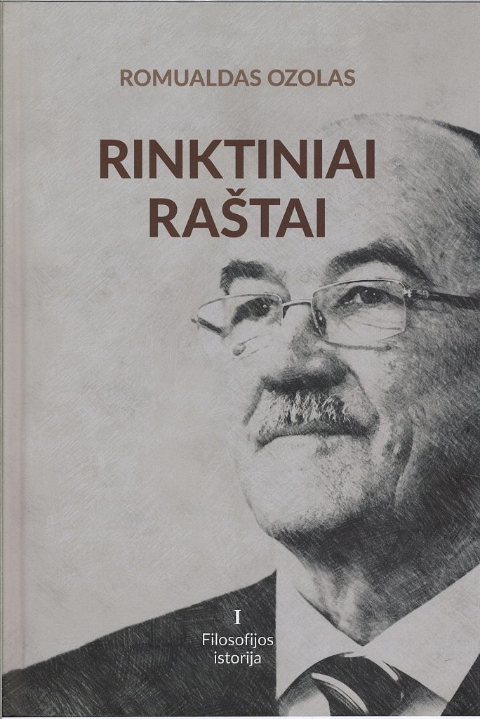 Rinktiniai raštai I tomas Filosofijos istorija